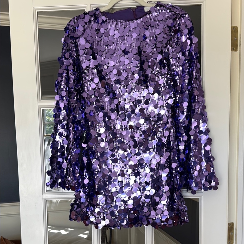 Purple Sequin Dress